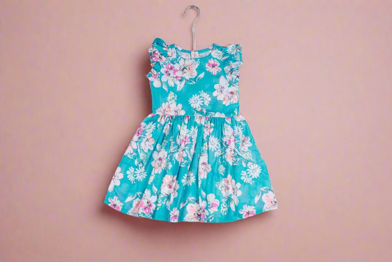 100% Pure Cotton Floral Frocks