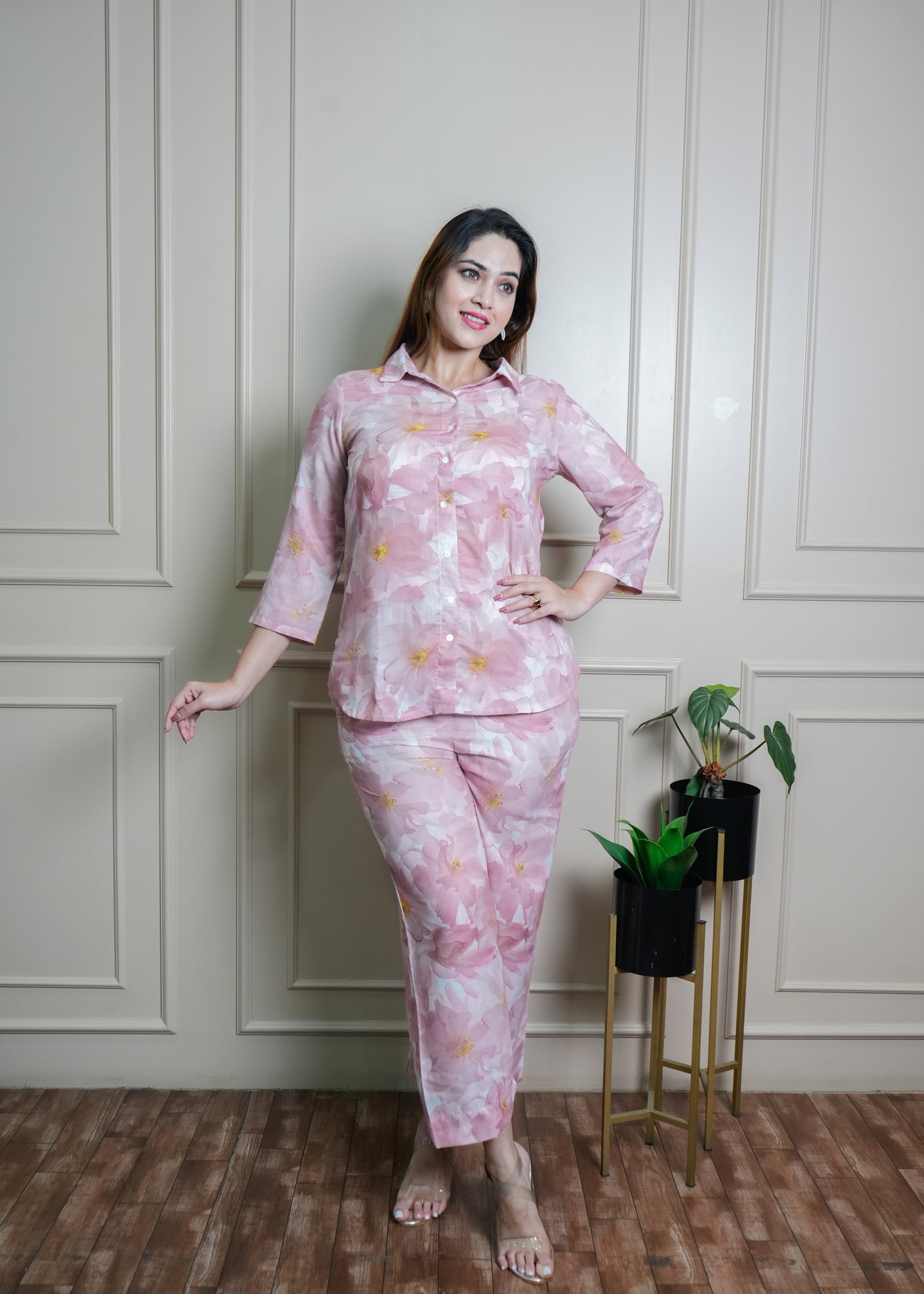 Soft Pink Co-ord Set - Blooming Bliss Set