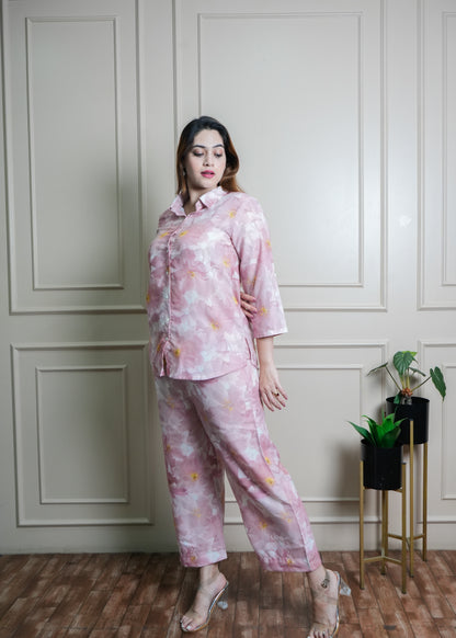 Soft Pink Co-ord Set - Blooming Bliss Set