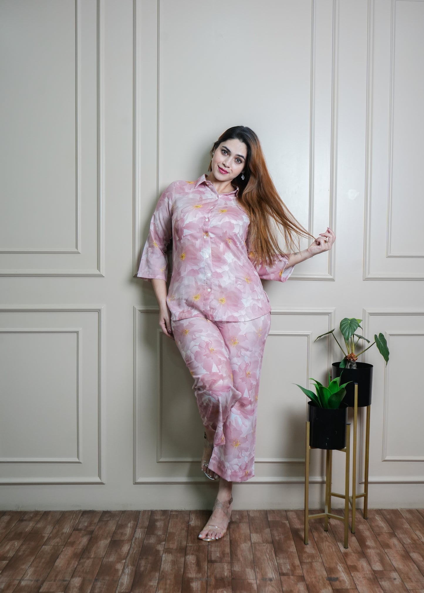 Soft Pink Co-ord Set - Blooming Bliss Set