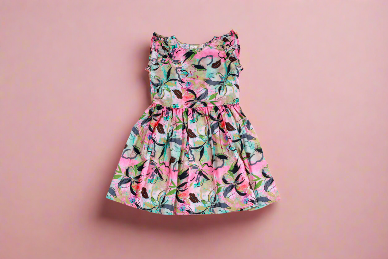 100% Pure Cotton Floral Frocks