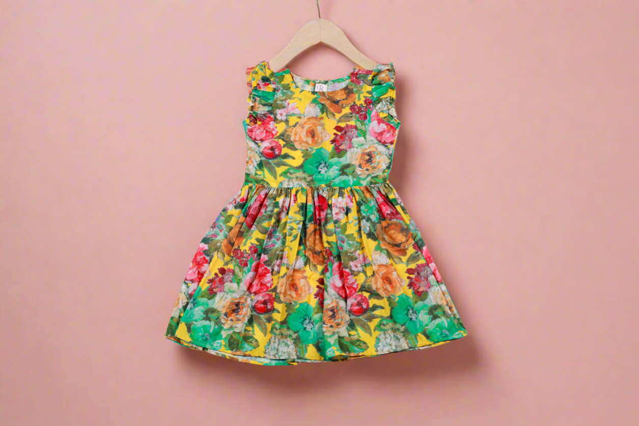100% Pure Cotton Floral Frocks