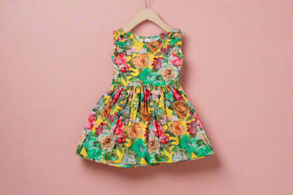 100% Pure Cotton Floral Frocks