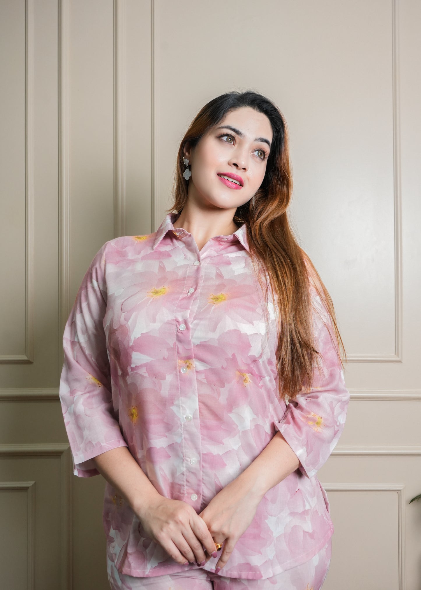 Soft Pink Co-ord Set - Blooming Bliss Set